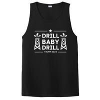 Vintage Drill Baby Drill Trump 2024 Political PosiCharge Competitor Tank