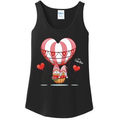 Valentines Day Balloon With Gnome Baby Boy Valentines Day Ladies Essential Tank