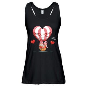 Valentines Day Balloon With Gnome Baby Boy Valentines Day Ladies Essential Flowy Tank