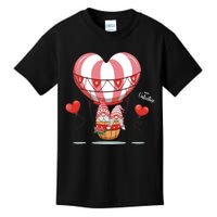 Valentines Day Balloon With Gnome Baby Boy Valentines Day Kids T-Shirt