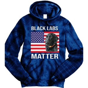 Veterans Day Black Labs Lives Matter Parody Labrador Dog Tie Dye Hoodie