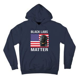 Veterans Day Black Labs Lives Matter Parody Labrador Dog Tall Hoodie