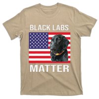 Veterans Day Black Labs Lives Matter Parody Labrador Dog T-Shirt