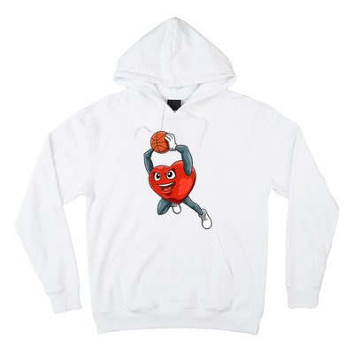 ValentineS Day Basketball Heart Basketball Valentines Hoodie