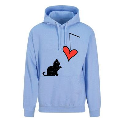 Valentines Day Black Cat Heart Toy Wo Girl Toddlers Unisex Surf Hoodie