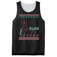 Valentine's Day Blow Me Ugly Sweater Mesh Reversible Basketball Jersey Tank