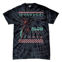 Valentine's Day Blow Me Ugly Sweater Tie-Dye T-Shirt