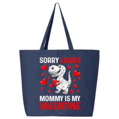 Valentines Day Boy Sorry Ladies Mommy Is My Valentine 25L Jumbo Tote