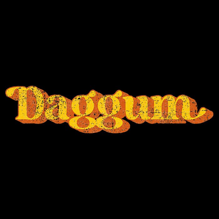 Vintage Daggum Country Funny Southern Slang Bag