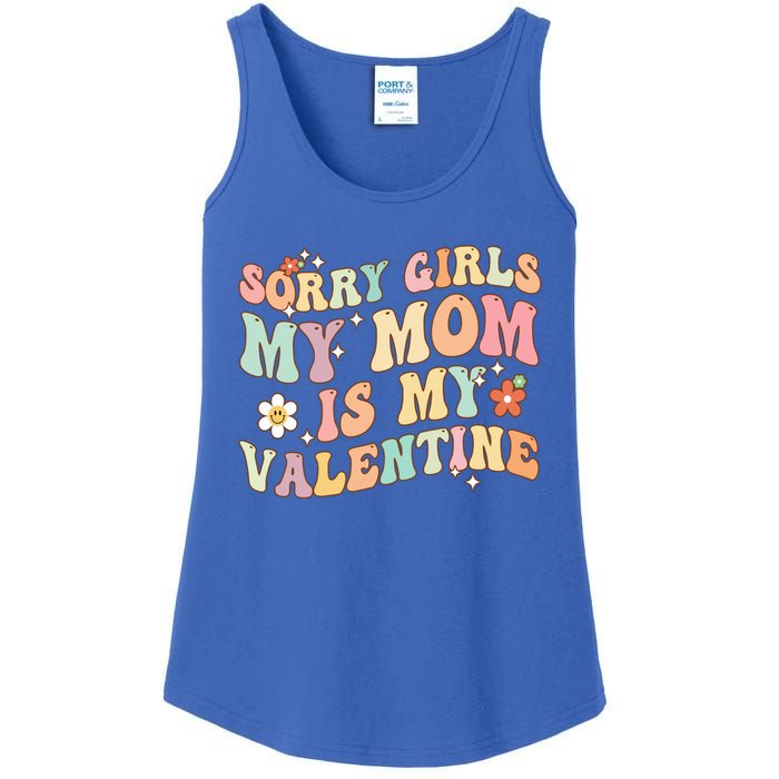 Valentines Day Cool Gift Mommy Is My Valentine Cool Gift Ladies Essential Tank