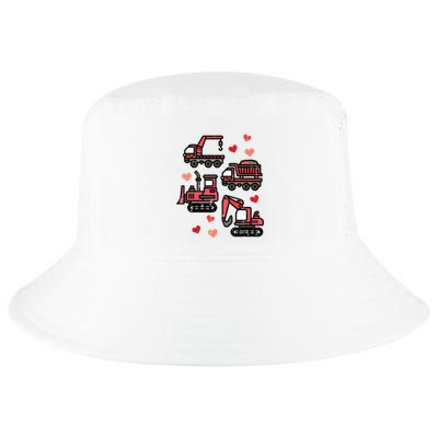Valentines Day Construction Trucks Funny Cool Comfort Performance Bucket Hat
