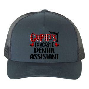 Valentines Day Cupid Favorite Dental Assistant Buffalo Plaid Funny Gift Yupoong Adult 5-Panel Trucker Hat