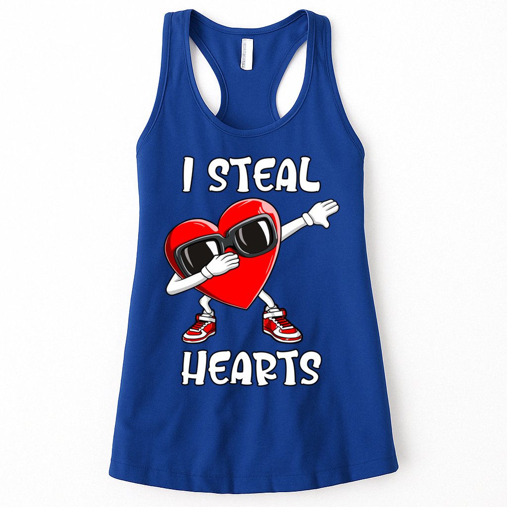 Valentines Day Cool Gift Love Dabbing Heart Great Gift Womens Tank Top
