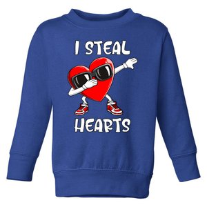 Valentines Day Cool Gift Love Dabbing Heart Great Gift Toddler Sweatshirt