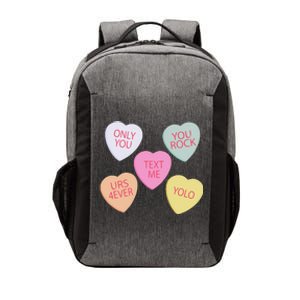 Valentine's Day, Conversation Hearts, Funny Valentine's Day Vector Backpack