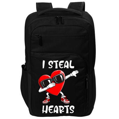 Valentines Day Cool Gift Love Dabbing Heart Gift Impact Tech Backpack