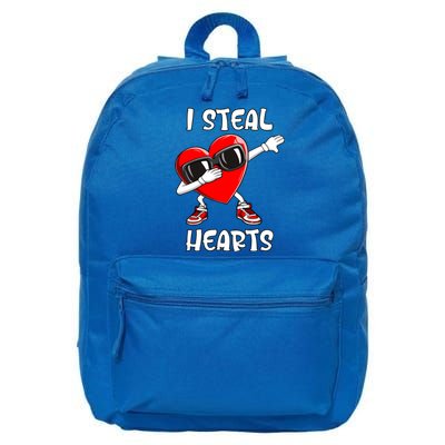 Valentines Day Cool Gift Love Dabbing Heart Gift 16 in Basic Backpack