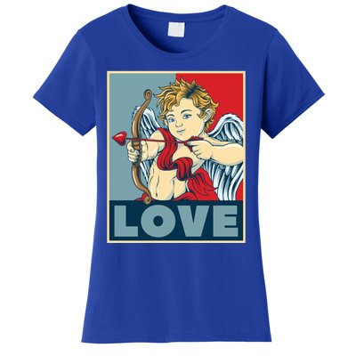 Valentine's Day Cupid Angel Gift Hearts Love Valentine's Day Meaningful Gift Women's T-Shirt