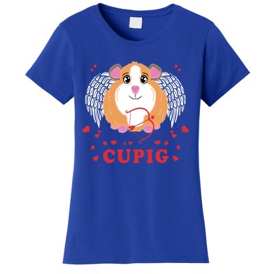 Valentine's Day Cupig Gift Cute Guinea Pig Lover Cupid Pun Gift Women's T-Shirt