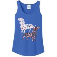 Vintage Dachshund Cool Gift Ladies Essential Tank