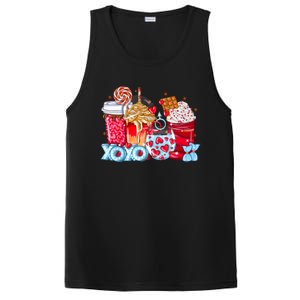 Valentines Day Coffee Latte Tea Xoxo Love Teacher Pink Cute Gift PosiCharge Competitor Tank