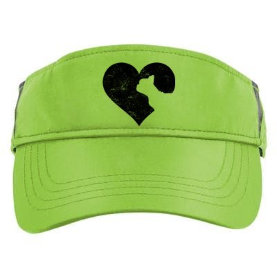 Valentine's Day Cute French Bulldog Dog Lover Dog Mom Dad Funny Gift Adult Drive Performance Visor