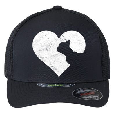 Valentine's Day Cute French Bulldog Dog Lover Dog Mom Dad Funny Gift Flexfit Unipanel Trucker Cap