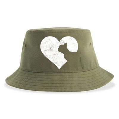 Valentine's Day Cute French Bulldog Dog Lover Dog Mom Dad Funny Gift Sustainable Bucket Hat