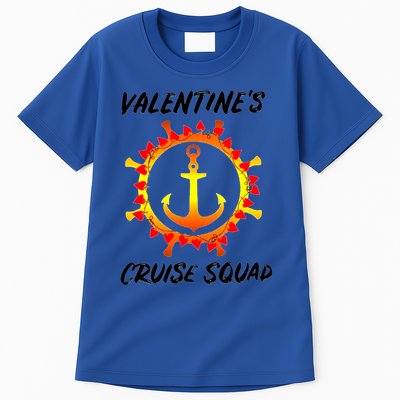 Valentine's Day Cruise Squad Couple Family Friend Matching Gift Tall T-Shirt