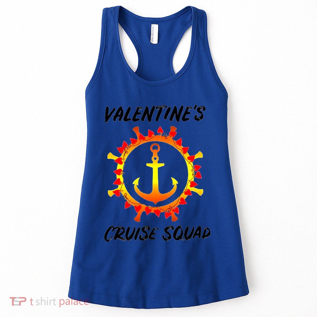 Valentine's Day Cruise Squad Couple Family Friend Matching Gift Womens Tank Top