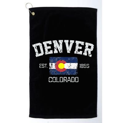 Vintage Denver Colorado Est 1858 Souvenir Gift Golf Towel