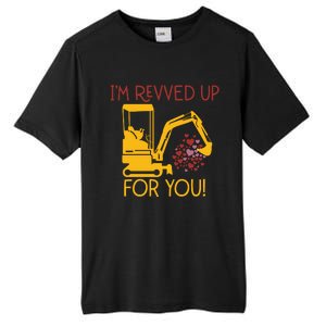 Valentines Day Construction Boy Trucks Tall Fusion ChromaSoft Performance T-Shirt