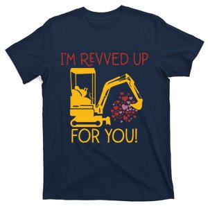 Valentines Day Construction Boy Trucks T-Shirt