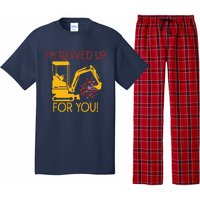 Valentines Day Construction Boy Trucks Pajama Set