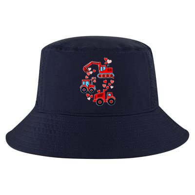 Valentines Day Construction Trucks Funny Boy Cool Comfort Performance Bucket Hat