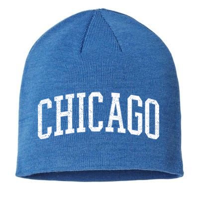 Varsity Distressed Chicago Sustainable Beanie