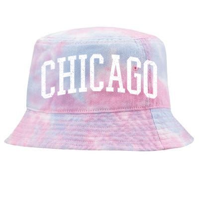 Varsity Distressed Chicago Tie-Dyed Bucket Hat