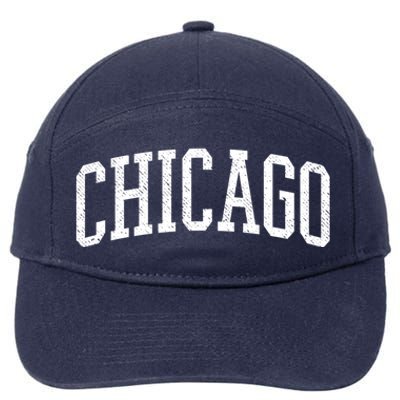 Varsity Distressed Chicago 7-Panel Snapback Hat