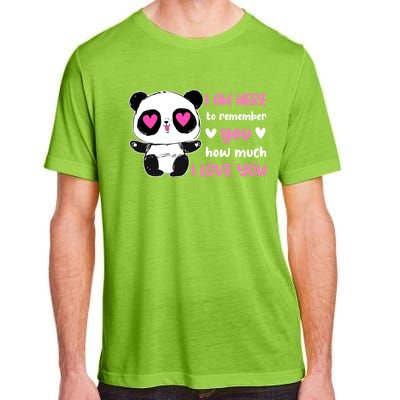 Valentine's Day Couples Saying Love Panda Pajama Gift Adult ChromaSoft Performance T-Shirt