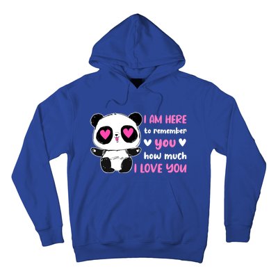 Valentine's Day Couples Saying Love Panda Pajama Gift Hoodie