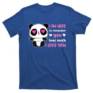 Valentine's Day Couples Saying Love Panda Pajama Gift T-Shirt