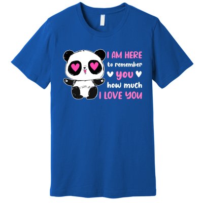 Valentine's Day Couples Saying Love Panda Pajama Gift Premium T-Shirt