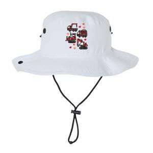 Valentines Day Construction Trucks Funny Legacy Cool Fit Booney Bucket Hat