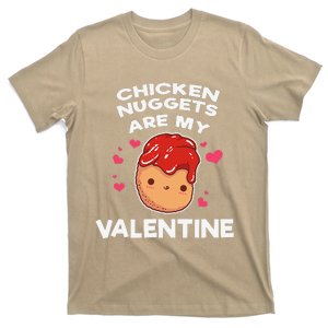 Valentine's Day Chicken Nuggets Funny Nug Food T-Shirt