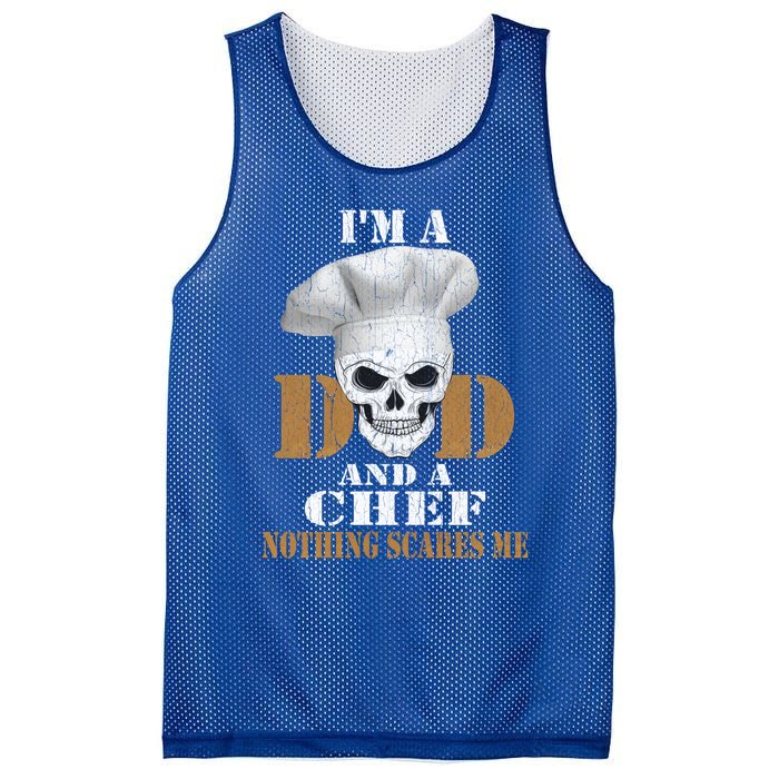 Vintage Dad Chef Retro Cook Bbq Distressed Gift Great Gift Mesh Reversible Basketball Jersey Tank