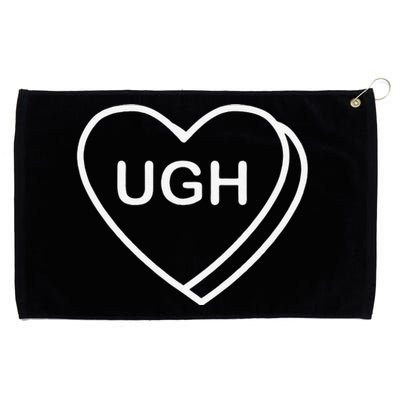 Valentine's Day Cutes Candy Heart Ugh Grommeted Golf Towel