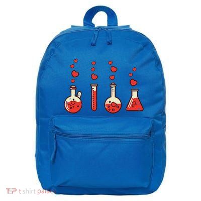 Valentines Day Chemistry Science Nerd Chemist 16 in Basic Backpack