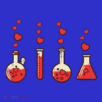 Valentines Day Chemistry Science Nerd Chemist Mousepad