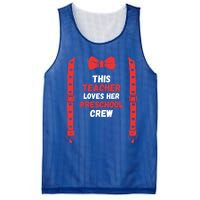 Valentines Day Custome This Teacher Loves Her Preschool Crew Gift Mesh Reversible Basketball Jersey Tank