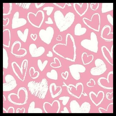 Valentines Day Cute Chalk Hearts T-Shirt